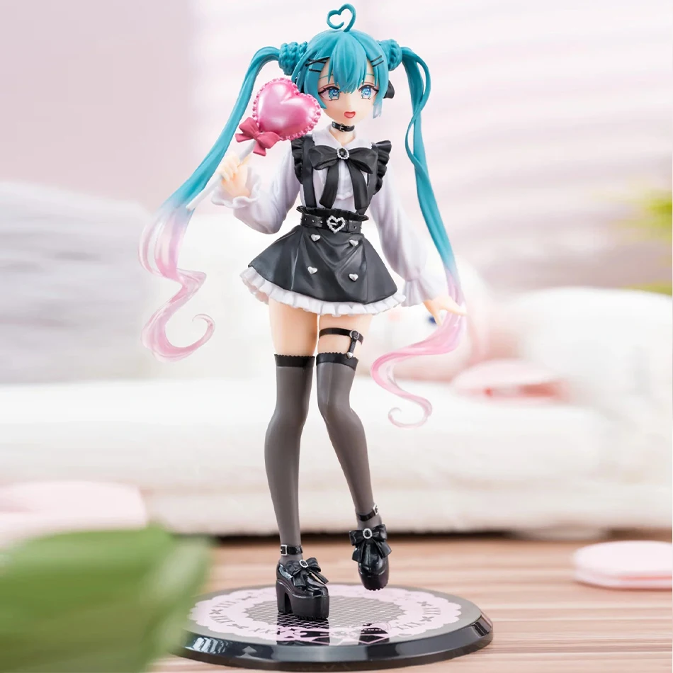 18cm Stylish Hatsune Miku Anime Figure - Fashion Subculture Christmas Gift PVC Collector's Item Doll Toy