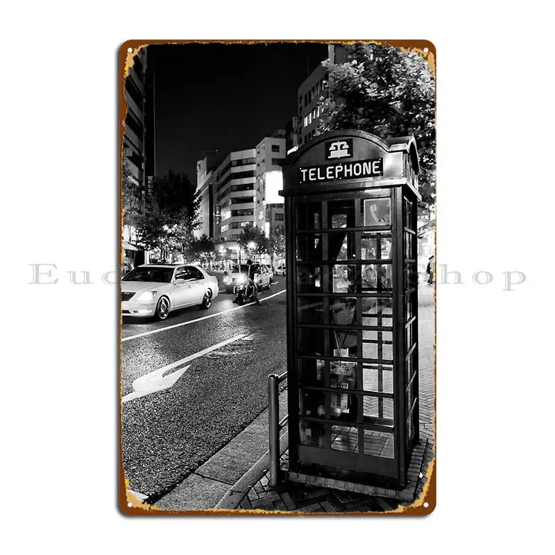 Tokyo Tardis Tokyo Giappone Targa In Metallo Targhe Arrugginite Cucina Personalizzata Poster Personalizzato In Latta