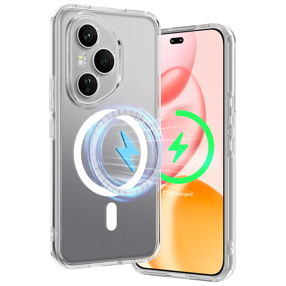 MagSafe Magnetic Acrylic Transparent Scratch-Proof Hard Case