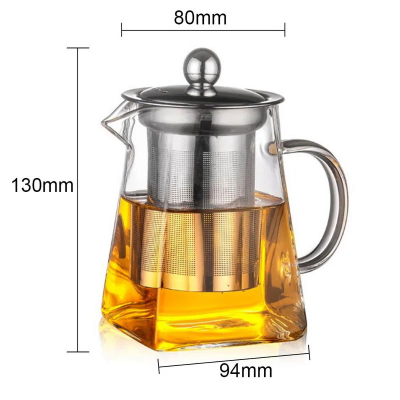 Infusor en forma de tetera de acero inoxidable y silicona para té – TRESSO®