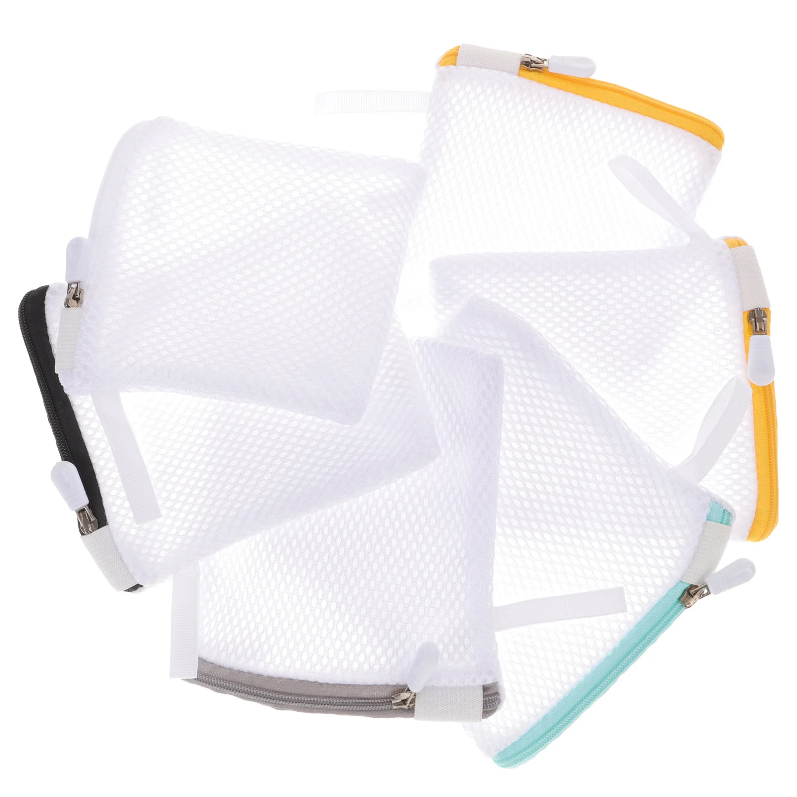 6 Pcs Laundry Bag Portable Basket Protecting Wash Underwear Washing Mesh Sandwich Women's Organizer 3
