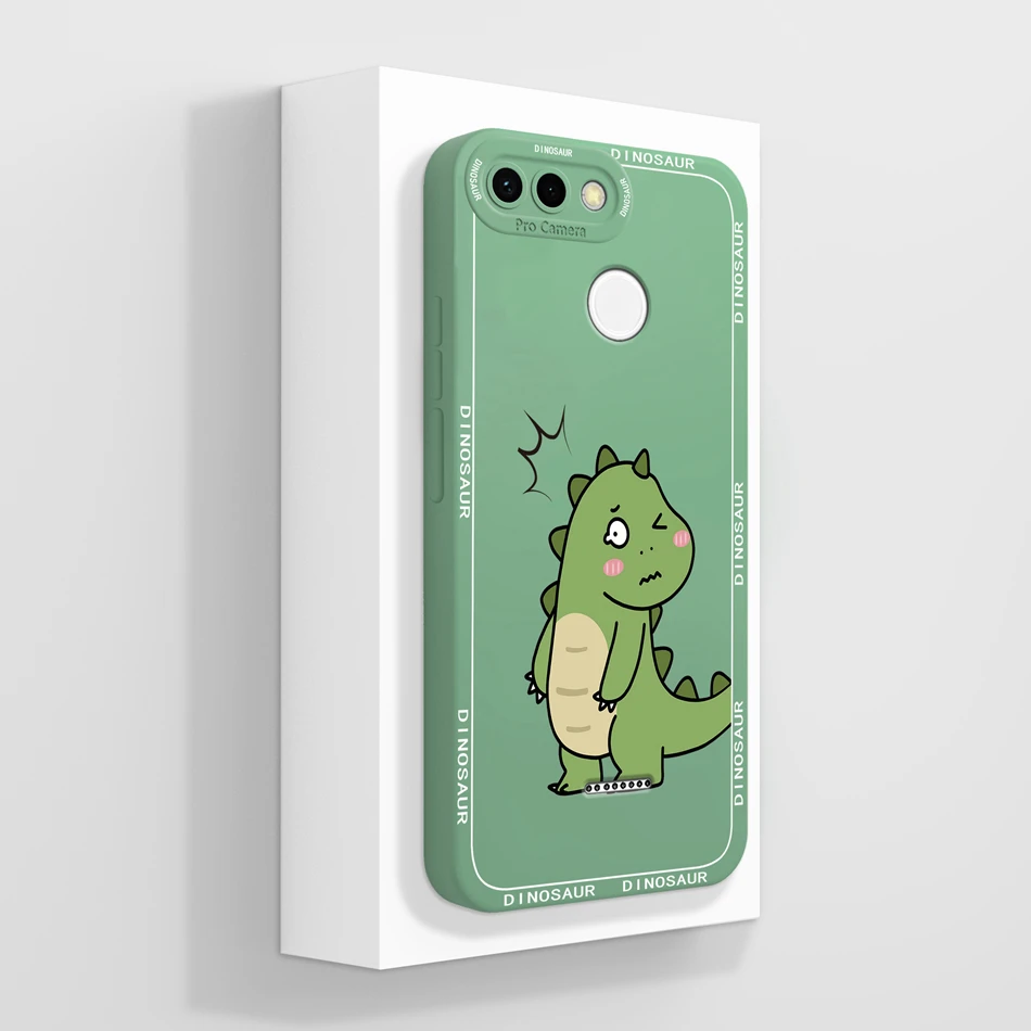 Fun Cartoon Liquid Silicone Phone Case - Full Protection Bumper Cover