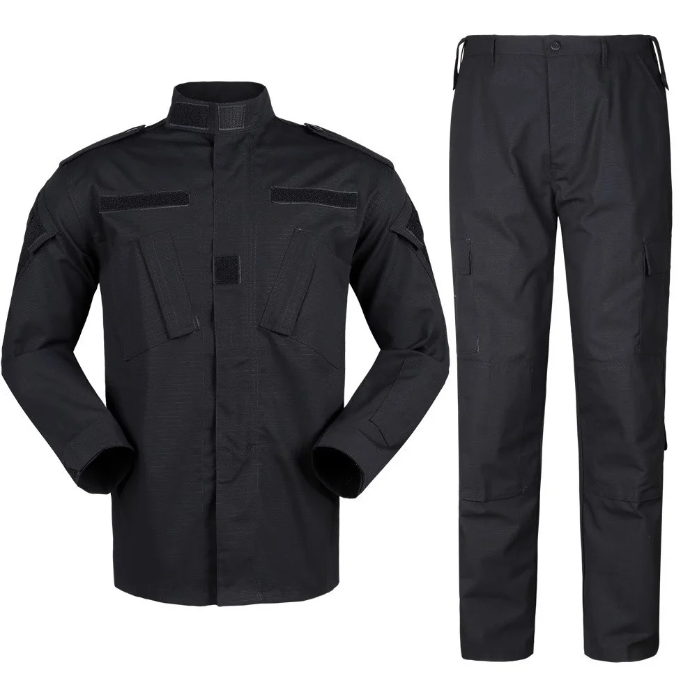 Combinaison tactique Tom ACU édition noire - Tenue pêche style PMC pour approche moderne discrète