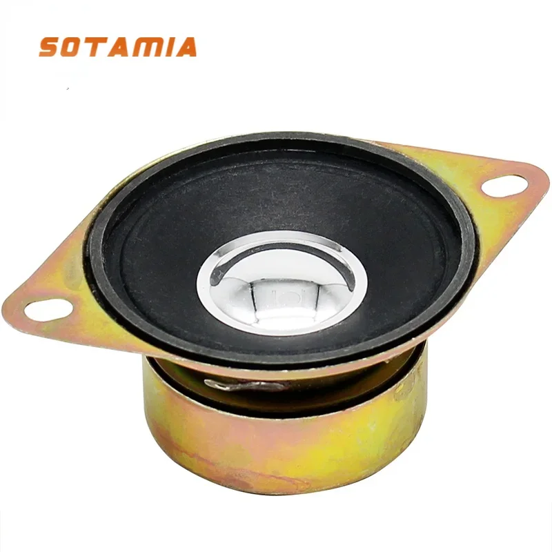 Sotamia 2Pcs 1.5 Altoparlante Tweeter Da 2 Pollici 4 Ohm 5W 8 Ohm 10W Altoparlante Triplo Altoparlante Audio Con Orecchio Per Amplificatori Di Potenza