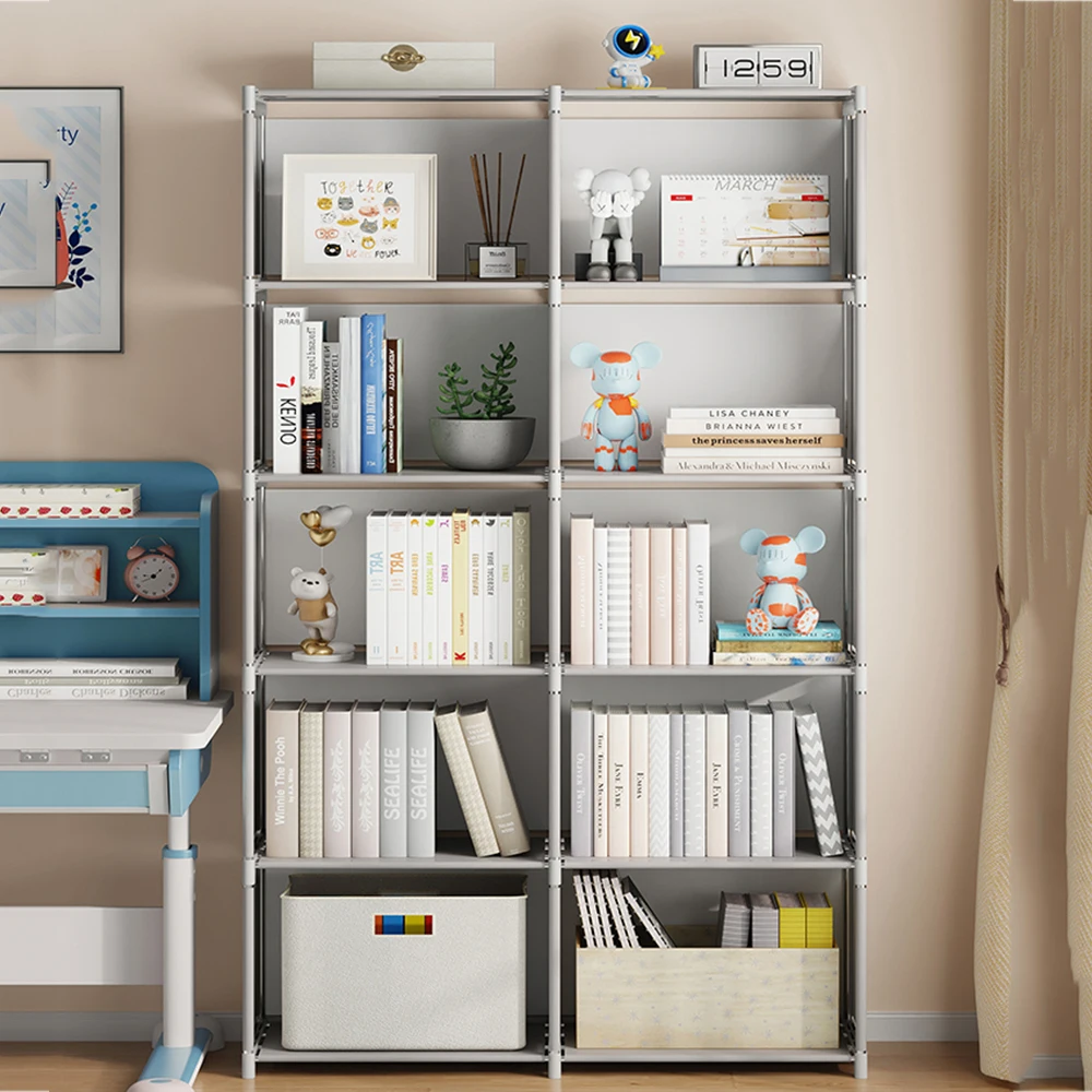 Storage Rack Stackable Multi-layer Portable Bedroom Book Organizer