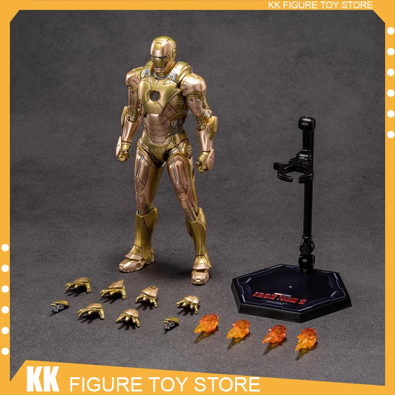 

Zd Toys Marvel Anime Figure Iron Man Mk21 1/10 Action Figures GK Statue Collection Model Toy Christmas Halloween Boy Gifts