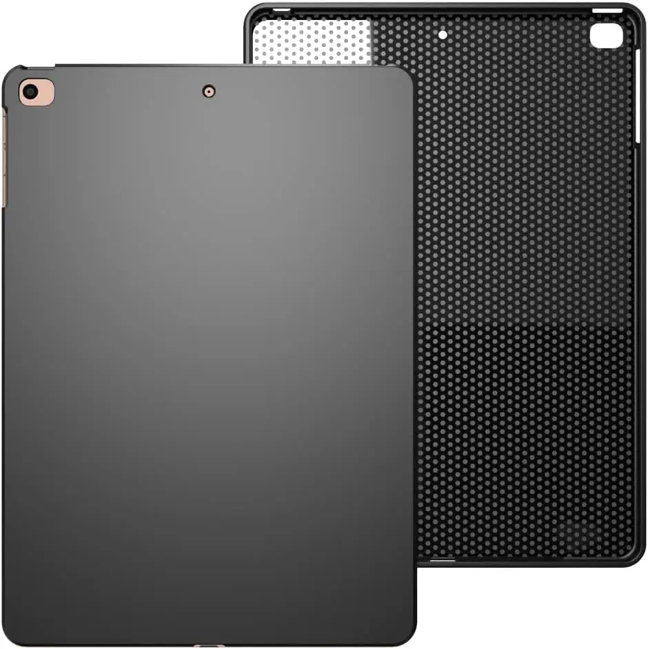 Black TPU Silicone Shockproof Anti-Drop Tablet Case - Soft Slim Shell