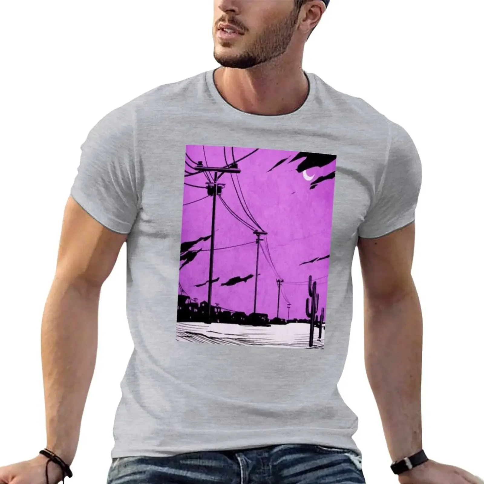 

Glow T-Shirt boys animal print plus size tops t shirt men