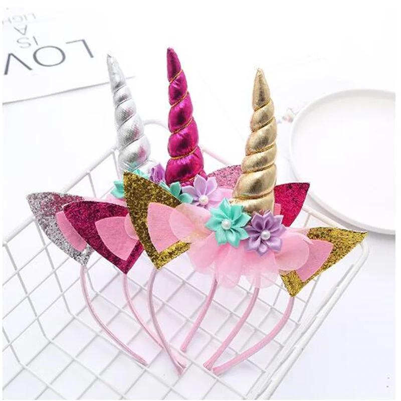 

Unicorn Headbands Kids Holiday Party Supplies Colorful Headbands