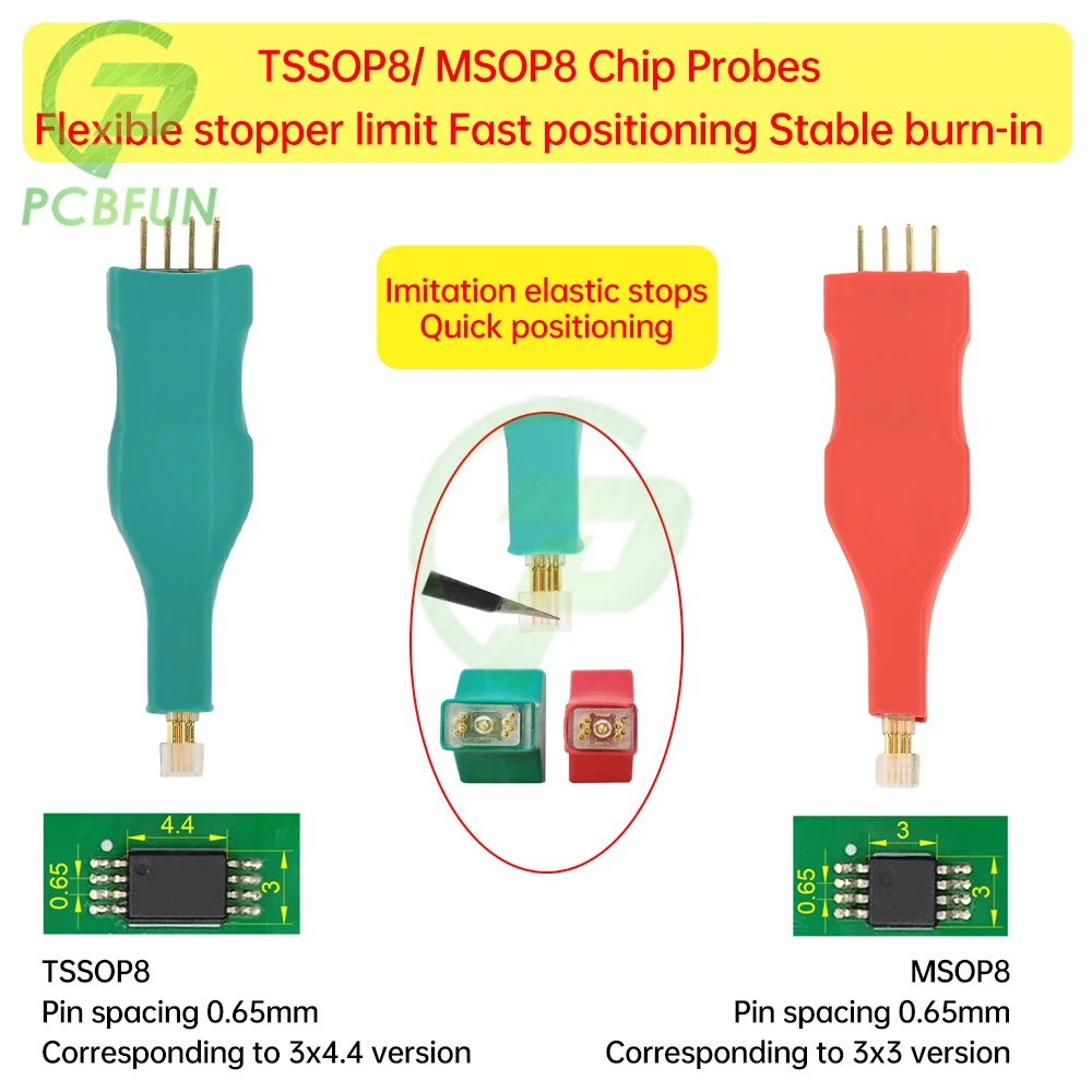 Cable Programmer TSSOP8/MSOP8 Microchip Spring Pin Burner Read