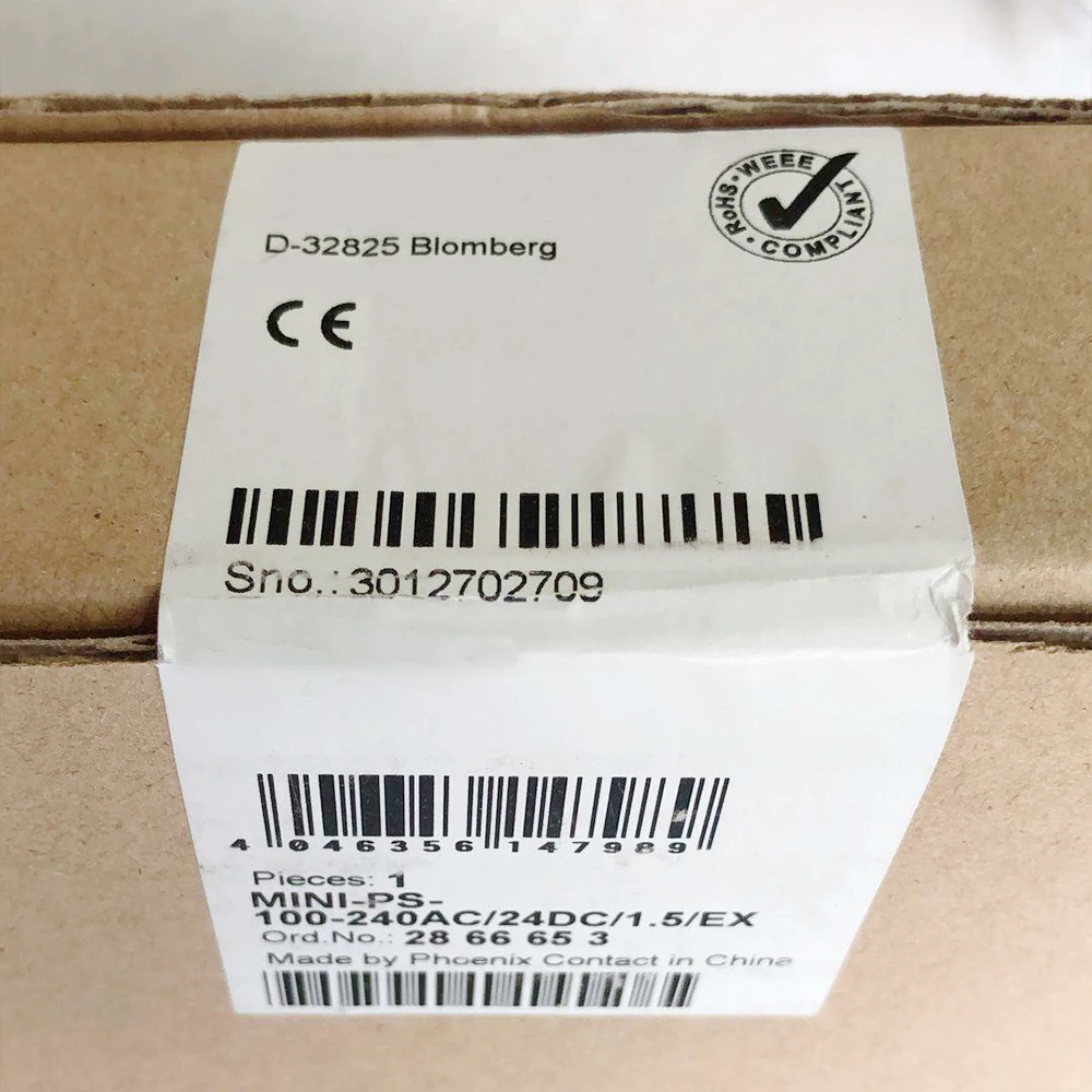 

Для источника питания Phoenix MINI-PS-100-240AC/24DC/1,5/EX 2866653