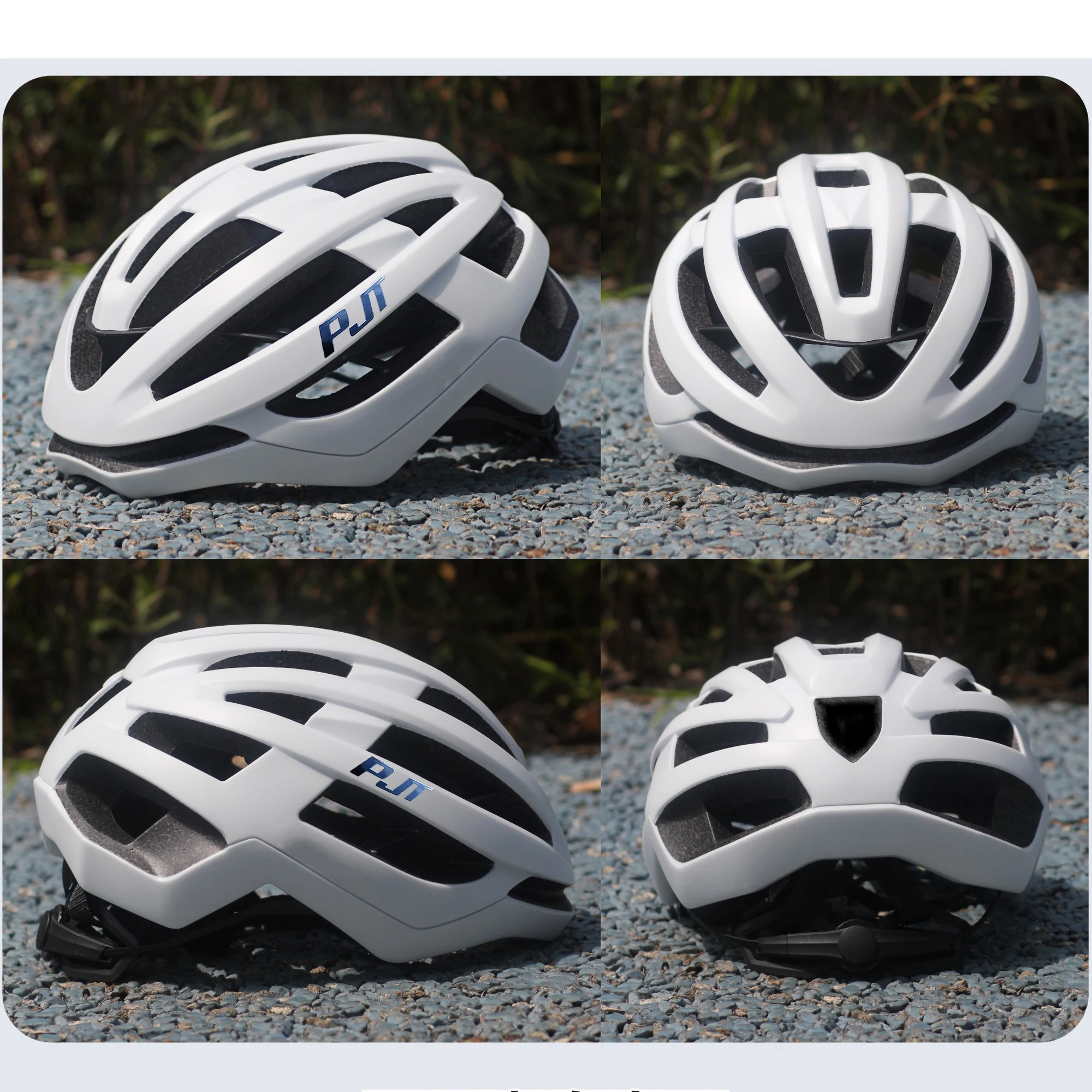 PJT Neuer PC-Fahrradhelm mit Vollkantenschutz, Ultraleichtes 3D-Stiffener-Design, MTB- und Rennradhelm, Erwachsenen-Radsicherheitshelm – Detail 11