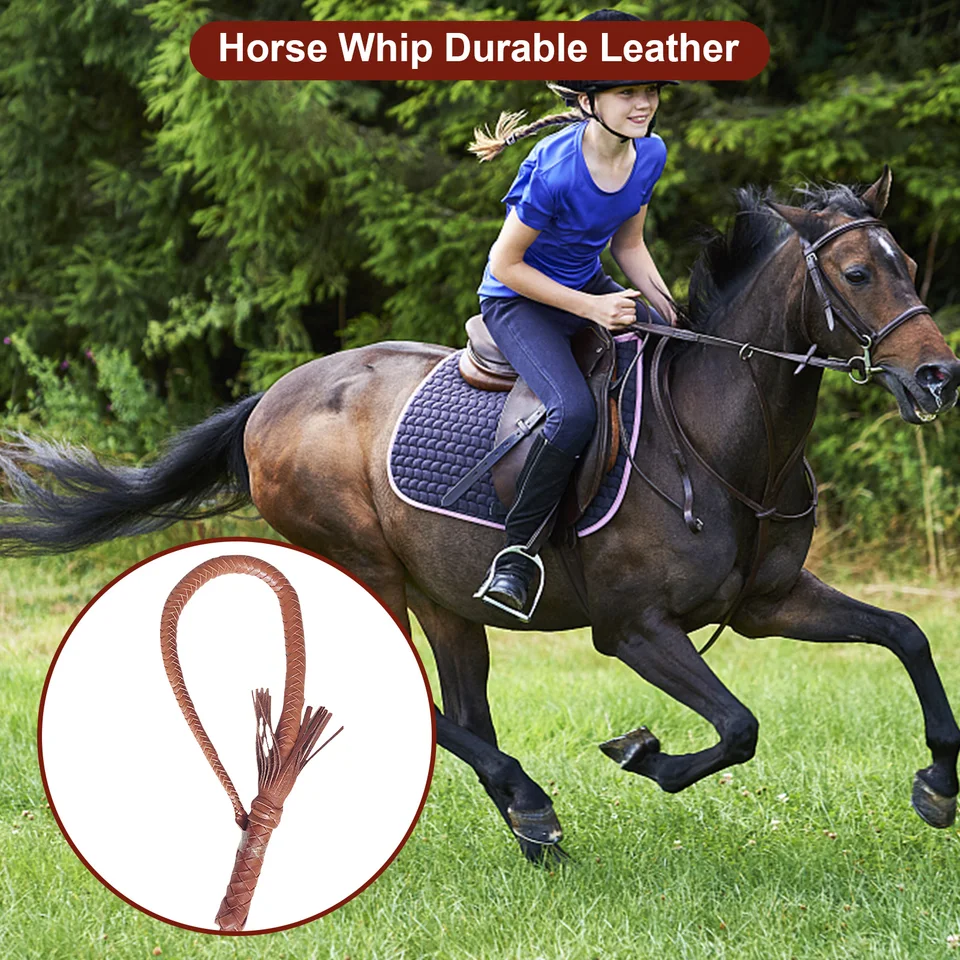 18-inch Horse Riding Crop 2-Piece Set, Black