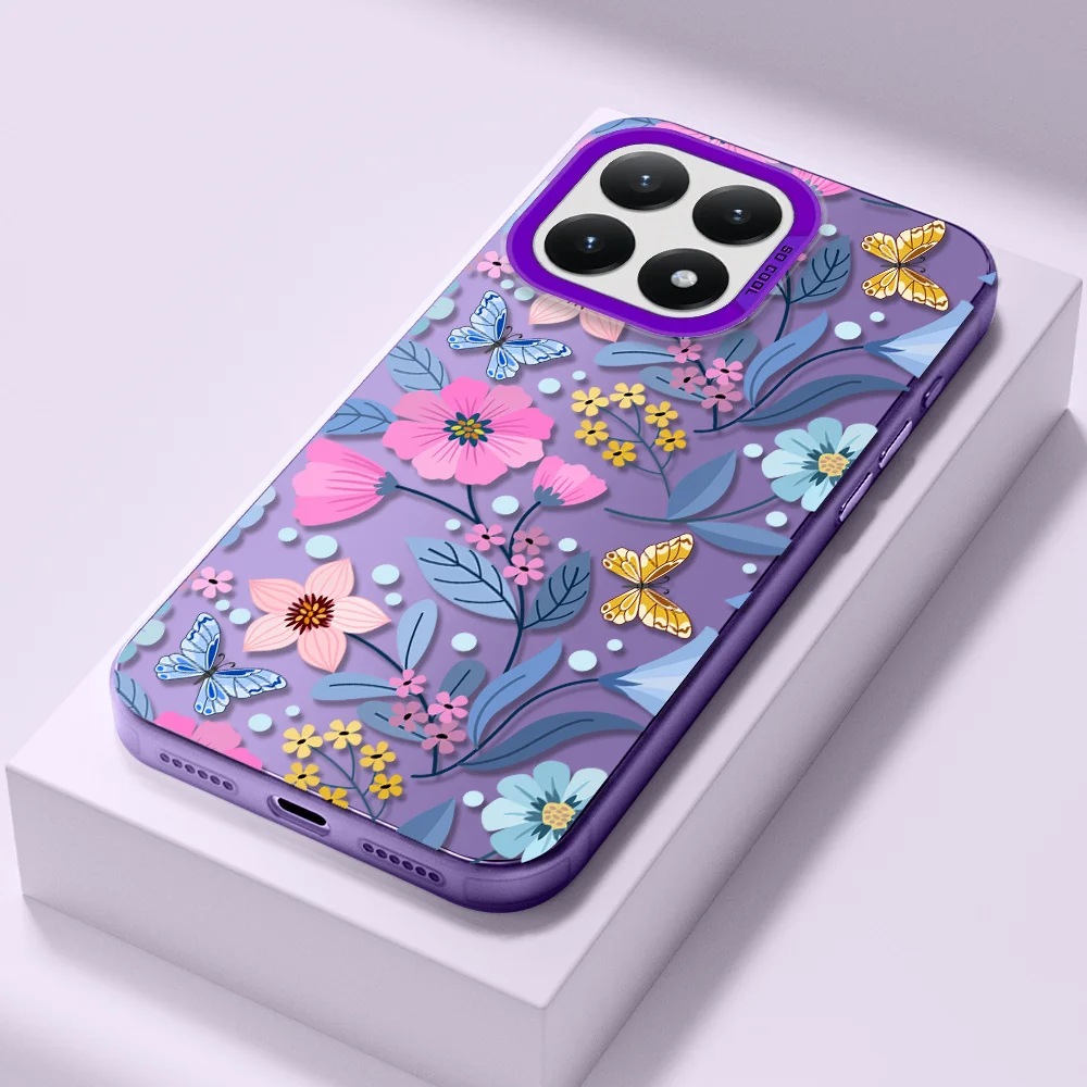 Graceful Flower Aurora Phone Case Cover