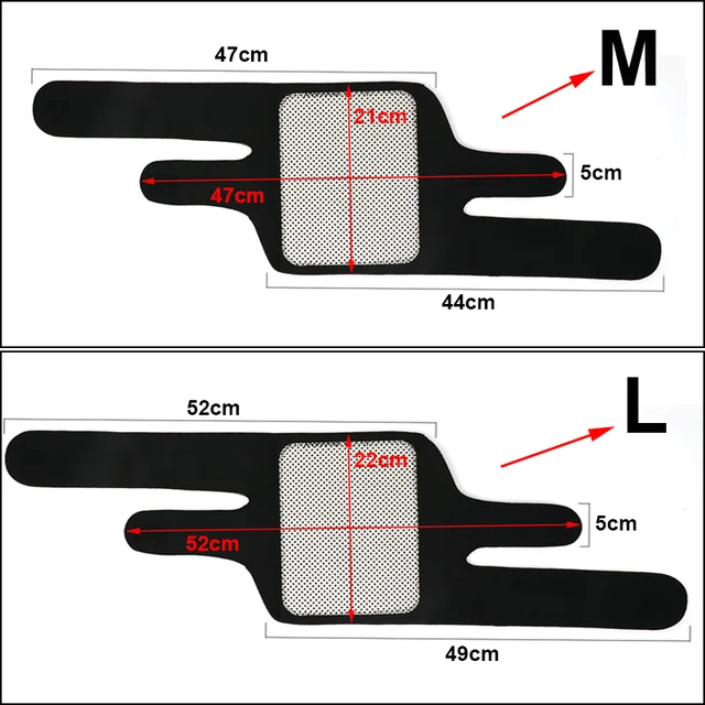 Tourmaline Magnetic Knee Brace Far Infrared Self Heating Pad Arthritis Pain Relief Support for Men Women Sports Fitness 5