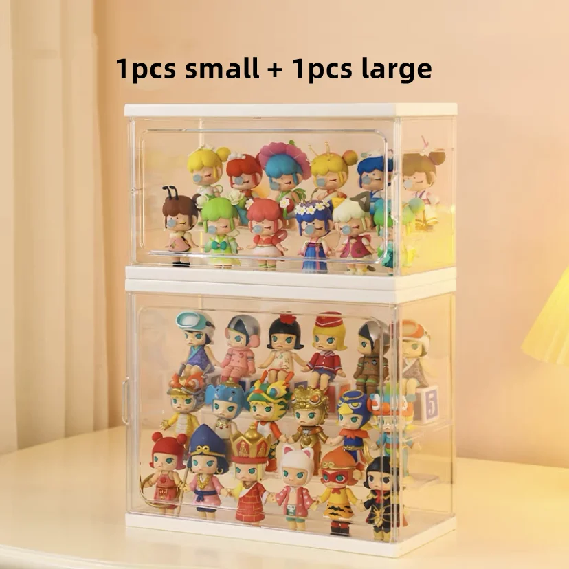 DImoo用HDディスプレイボックス,防塵アクションフィギュア,ブラインド