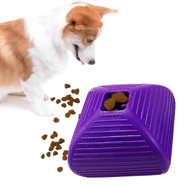 Dog Chew Toys Rubber Interactive Puzzle Food Dispensing Dog Toy Teeth  Cleaning Treat Leaking Food Pet Puppy Toys Dog Accessories - AliExpress