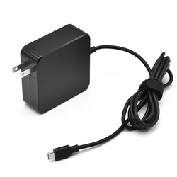 High-Power 65W USB-C PD Laptop and Phone Charger Adapter (US Plug Charger)