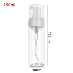 Clear Foaming Pump Bottles for Liquid Soap, Shampoo, and Lotion - Multiple Sizes Available (150ml)