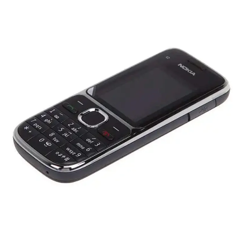 Nokia C2 C2-01 GSM Mobile Phone Hebrew Keyboard Support The Logo on Button Unlocked 2G 3G Cellphone used phone 4