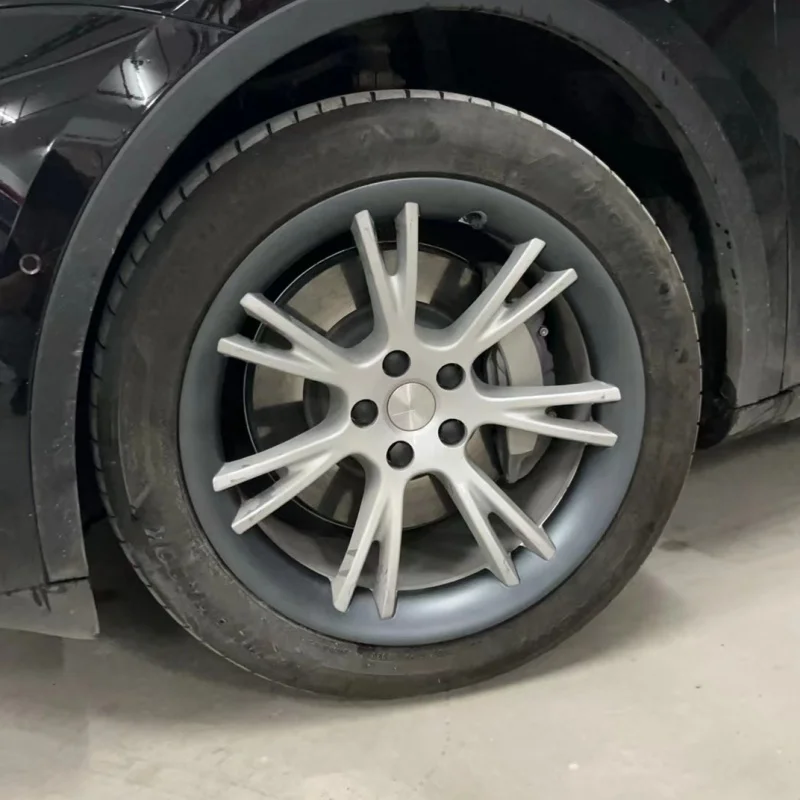 Wheel Protective Cover 4PCS 19-Inch Wheel Hubcap Protection Ring Full Rim Cover for Tesla Model Y Accessories wheel hub covers wheel hub caps wheel hub protector
