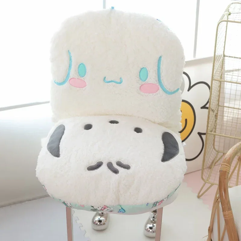 

Sanrioed Cinnamoroll пошачко мультяшная Подушка на стул Аниме фигурки милые плюшевые куклы татами подушки искусственная подушка