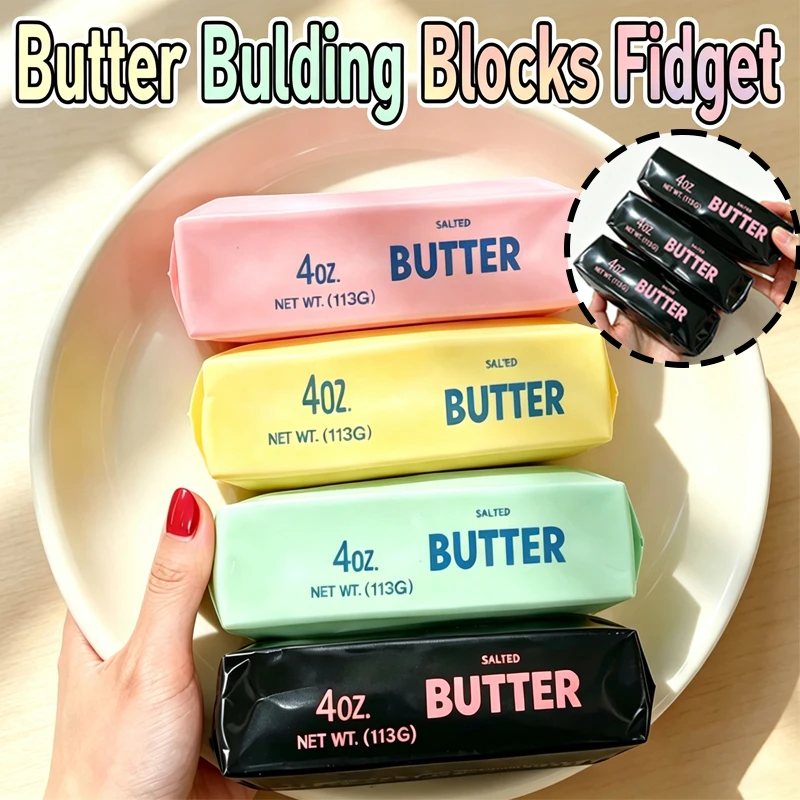 Moldable Butter Stick Sensory Toy for Stress Relief and Relaxation