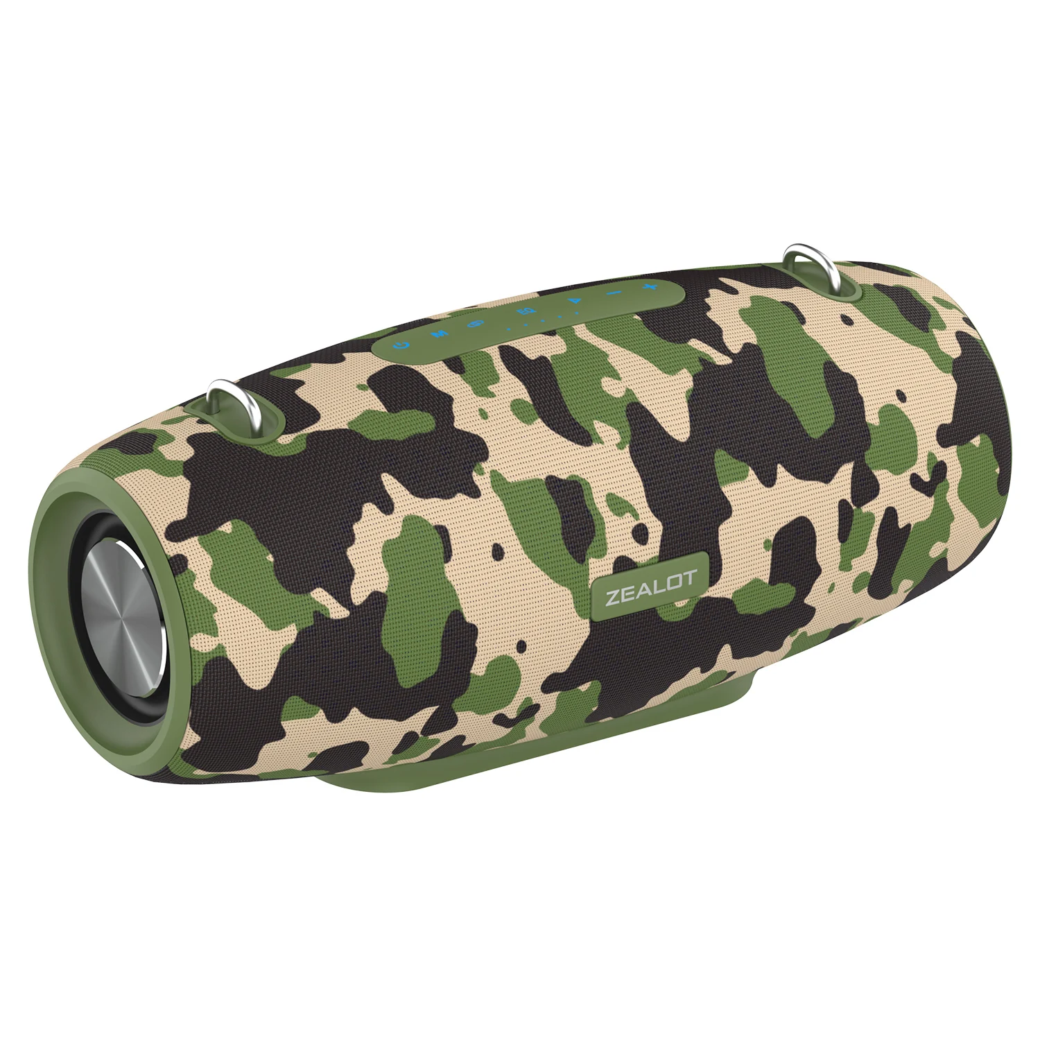 Zealot S67 ワイヤレス スピーカー ショルダー ストラップ付き、屋外