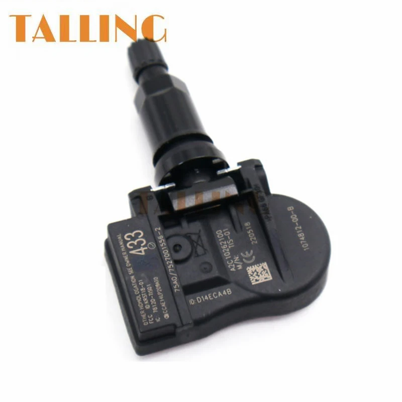 TPMS Ÿ̾ з , 433.90 MHz ͸ ý, ׽  3 S X Y 2014-2021, 107481200B, 1074812-00-B, 1/4PCs, ǰ