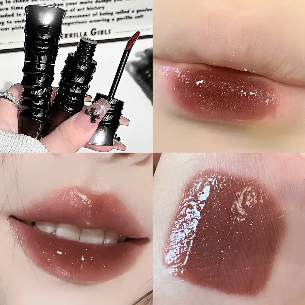 Intense Mirror Shine Moisturizing Lip Glaze in Rich Cherry Red