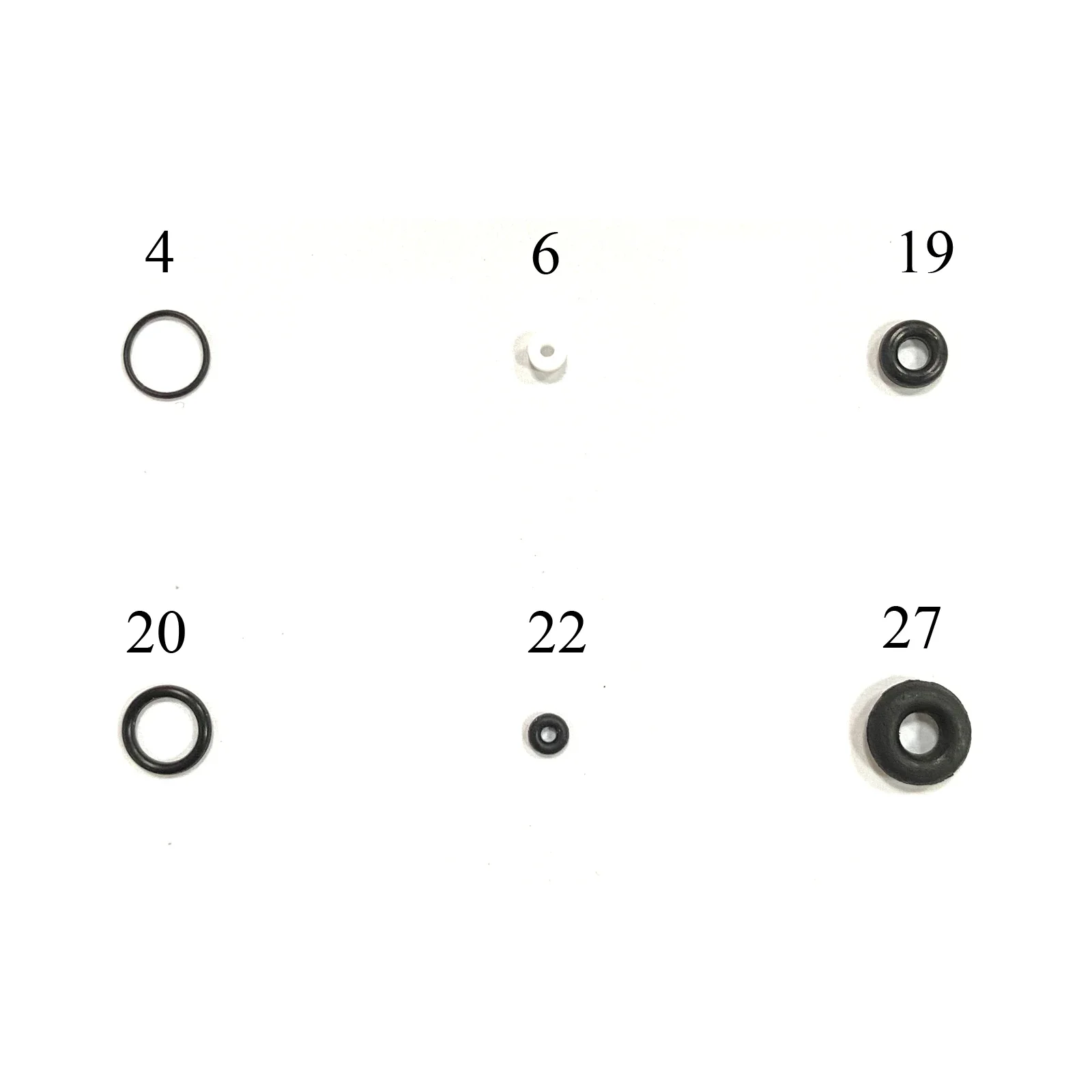 

5pcs/pack Seal Rings O-rings NT-130 Series Airbrush Accessories Backup Parts for Nasedal NT-130 NT-131 NT-134 NT-190 Airbrush