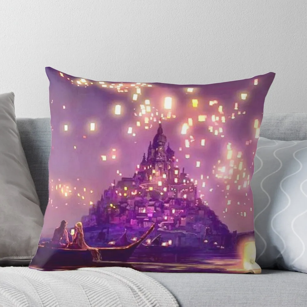

Glowing Castle Print Throw Pillow Sofa Cushions Covers Cushions Decorative Cushions For Luxury Sofa