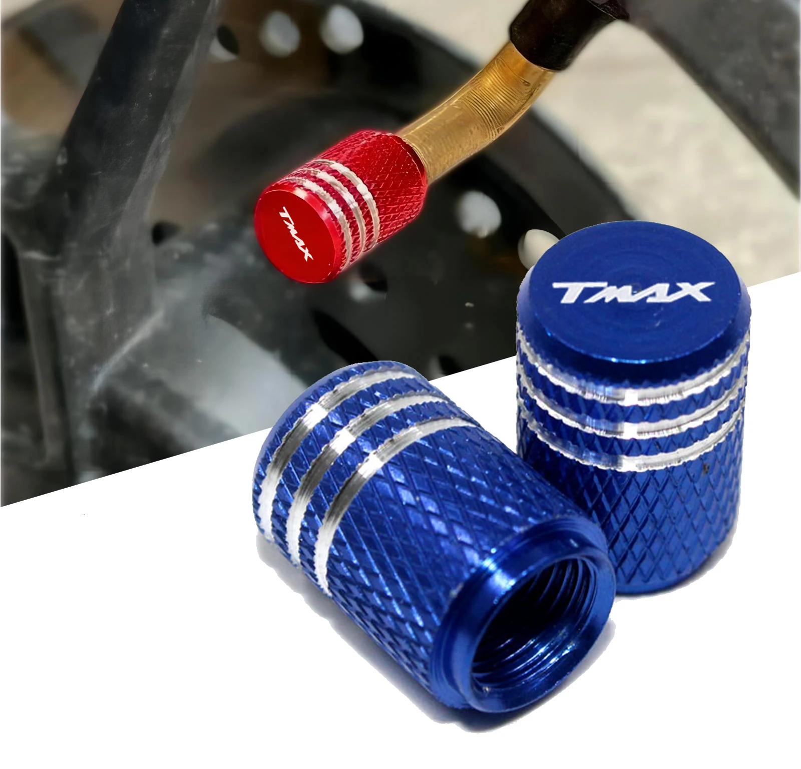 

Крышка штока клапана воздушного порта шины мотоцикла, алюминиевые аксессуары CNC для YAMAHA T-Max 500 TMAX 500 560 TMax 530