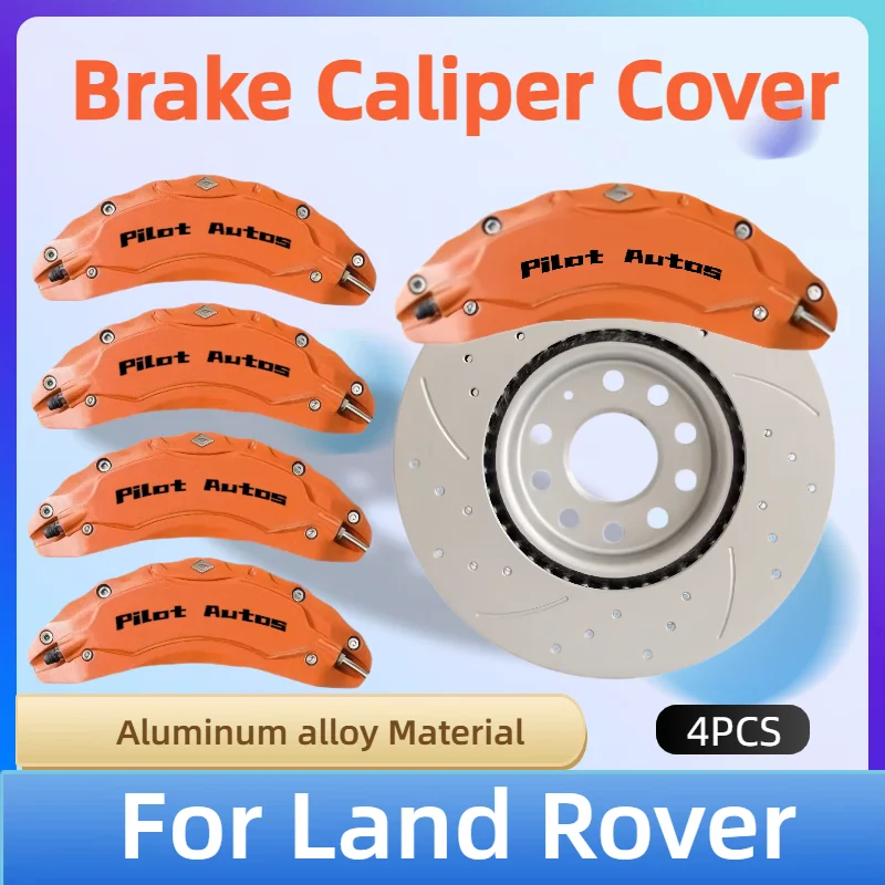 For Land Rover Car Brake Caliper Cover Aluminum Alloy Kit Fit Range ...