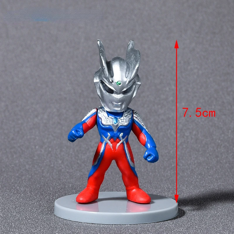 

10 Ultraman Handy Toys Salty Superman Monster Figures Action Figures Anime Figure Model collect boy toys figure 7.5CM