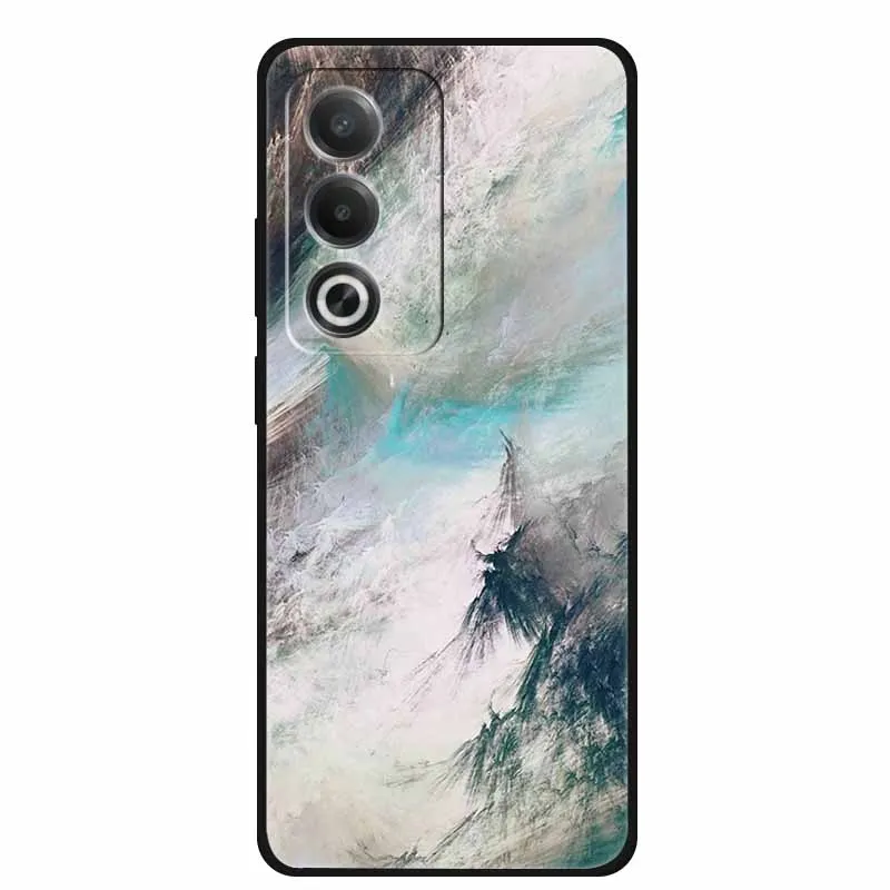 Marble Pattern Soft Silicone Phone Case - Fashionable TPU Back Protector Cover