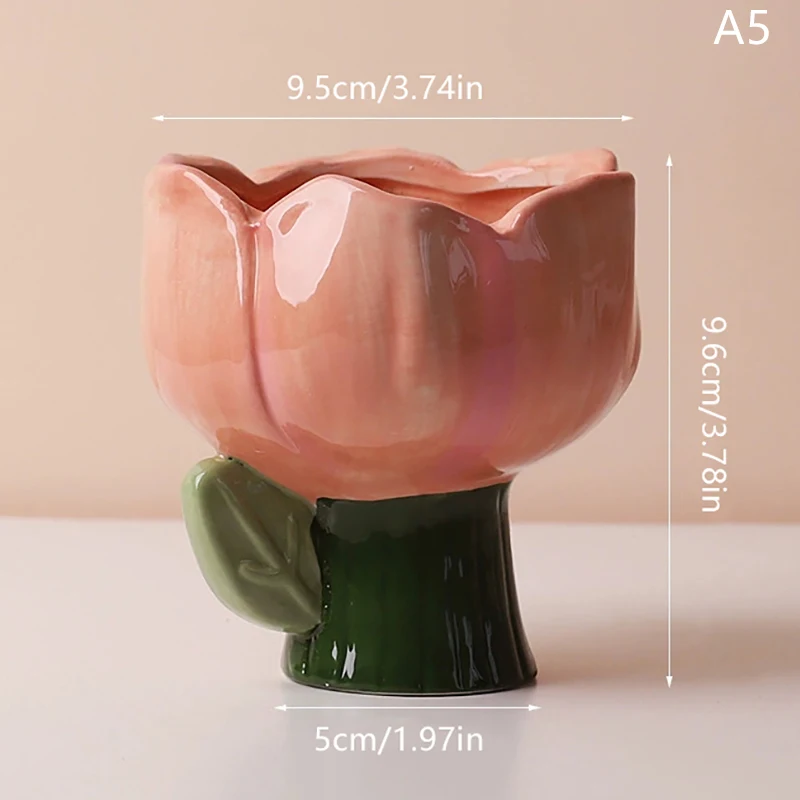 Ceramic Animal-Shaped Flower Pot for Home and Office Decor