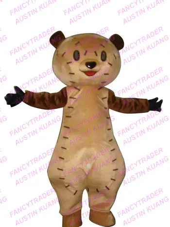 

Новый костюм-талисман для взрослых в виде медведя, платье на Хэллоуин и Рождество, полный женский костюм-талисман