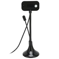 USB Web Camera 640x480 High Definition Manual Focus Computer Webcam with External Microphone LED Fill Light for Live Stream - Image 3