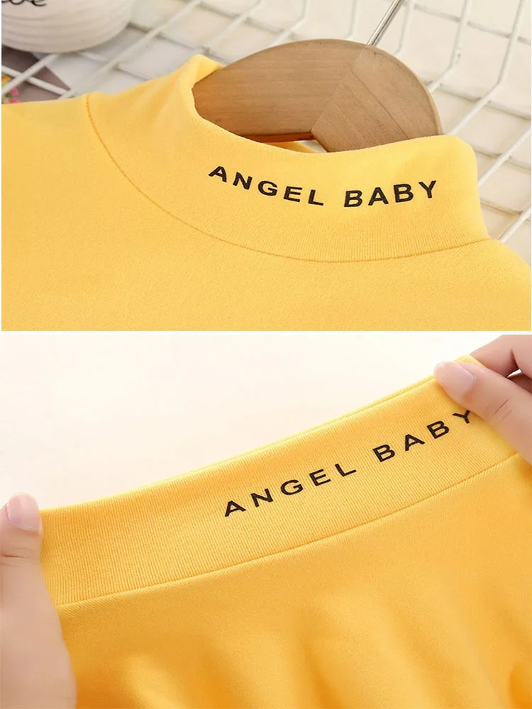 Tops+Pants 2-Piece Sets Letter Printing Cotton Underwear Spring Autumn Kids Teen Boys Girls Pajama Fall Long Sleeve Clothes Suit