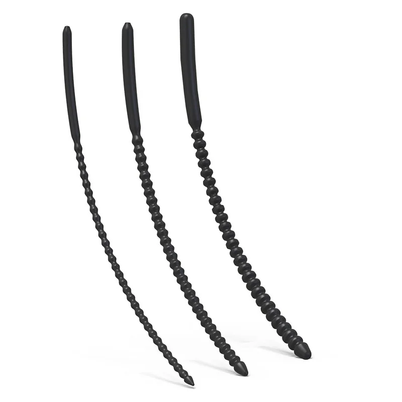Stainless Steel Penis Plug Metal Horse Eye Stimulation Silicone Urethral Sounding Massage Wand Sex Toys For Men Masturbation