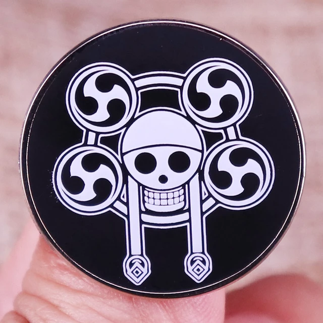 One Piece 'Luffy  Skull Pirate' Enamel Pin - Distinct Pins