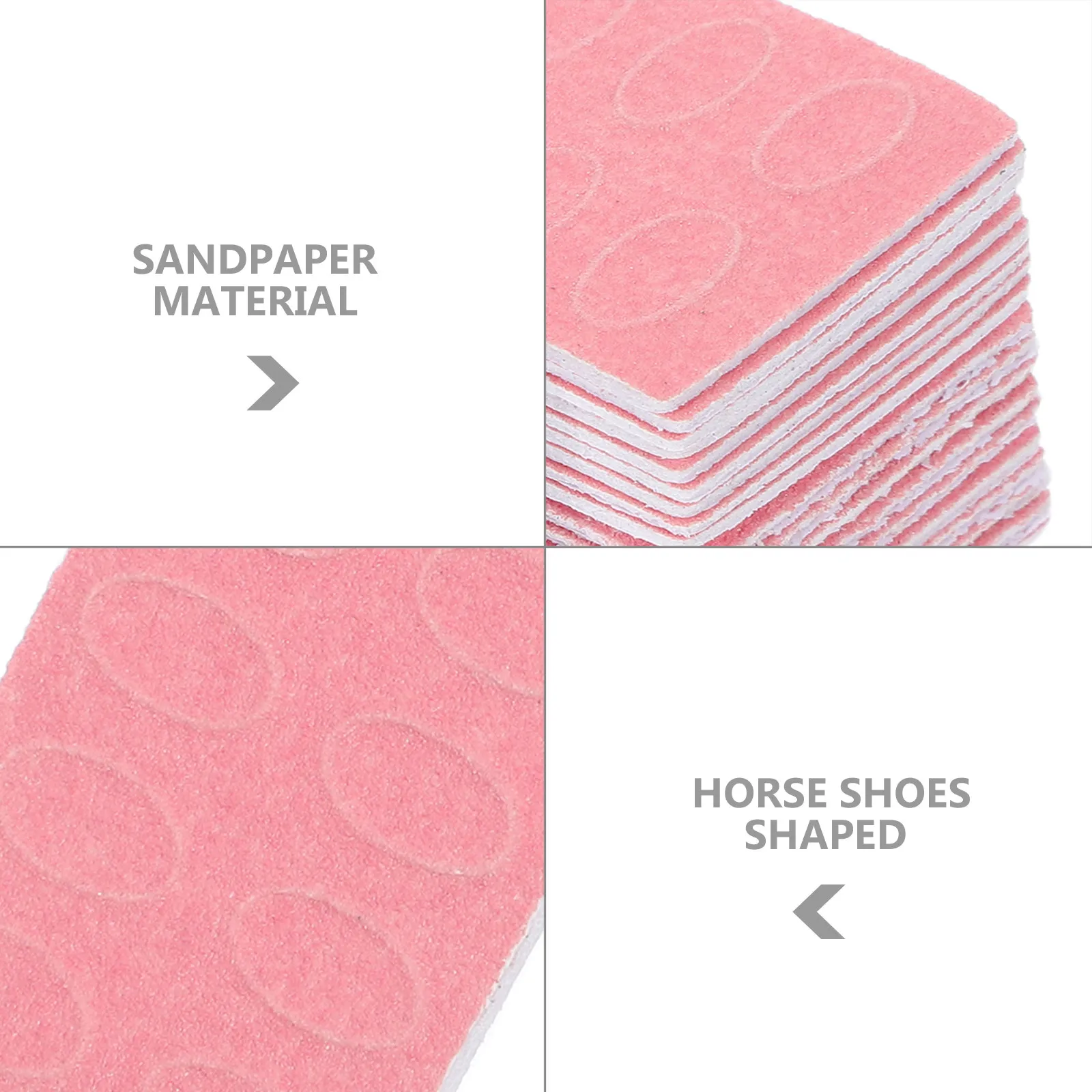 200개 네일 큐티클 푸셔 사포 셀프 접착식 교체 그릿 시트 네일 케어 광택 매니큐어 도구 샌딩 밴드