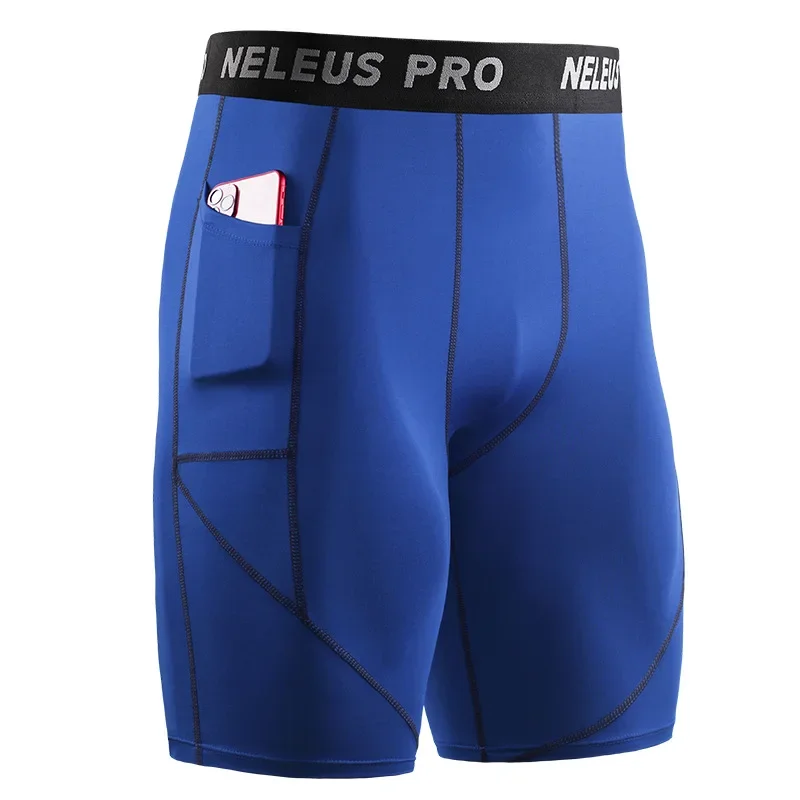 Quick Dry Compression Shorts Men's Sweat Wicking Sports Fitness Running Elastic Basketball Base Pants Outdoor Five Shorts