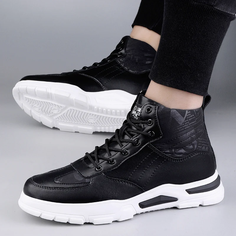 High Heel Mens High Fashion Shoes Man Boots Elevator Shoes