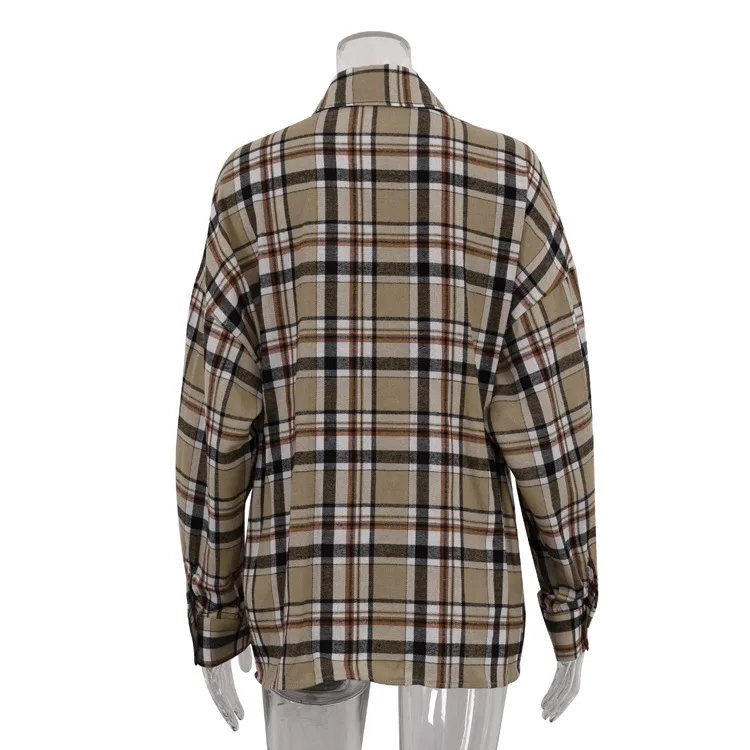 Vintage Contrast 2 Piece-Set Skirt For Women Long Sleeve Slim Patchwork Coat And High Waist Skirt Outfits Ladies Clothes