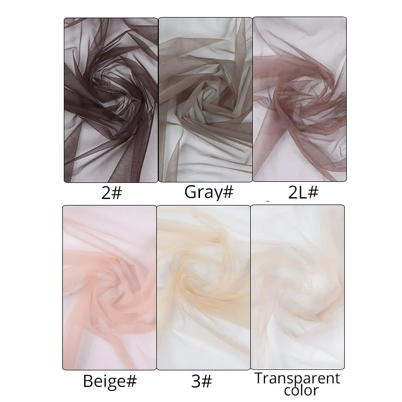 Plussign Hair Net Wig Making Tools Swiss Lace For Wig Making Import Good Quality Swiss Lace Net 1/4 Yard (18