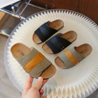 Children Slippers Summer Boys Girls Casual Flip-flops Flat Bottom Non-slip Beach Slippers Kids Outdoor Fashion Sandals Тапочки 1