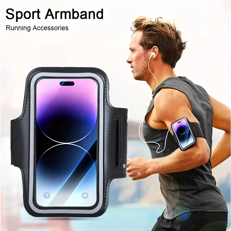 7inch Universal Sport Armband Holder Phone Case Sport Running Accessories For iPhone Samsung Xiaomi Huawei OPPO Arm band Cover 1