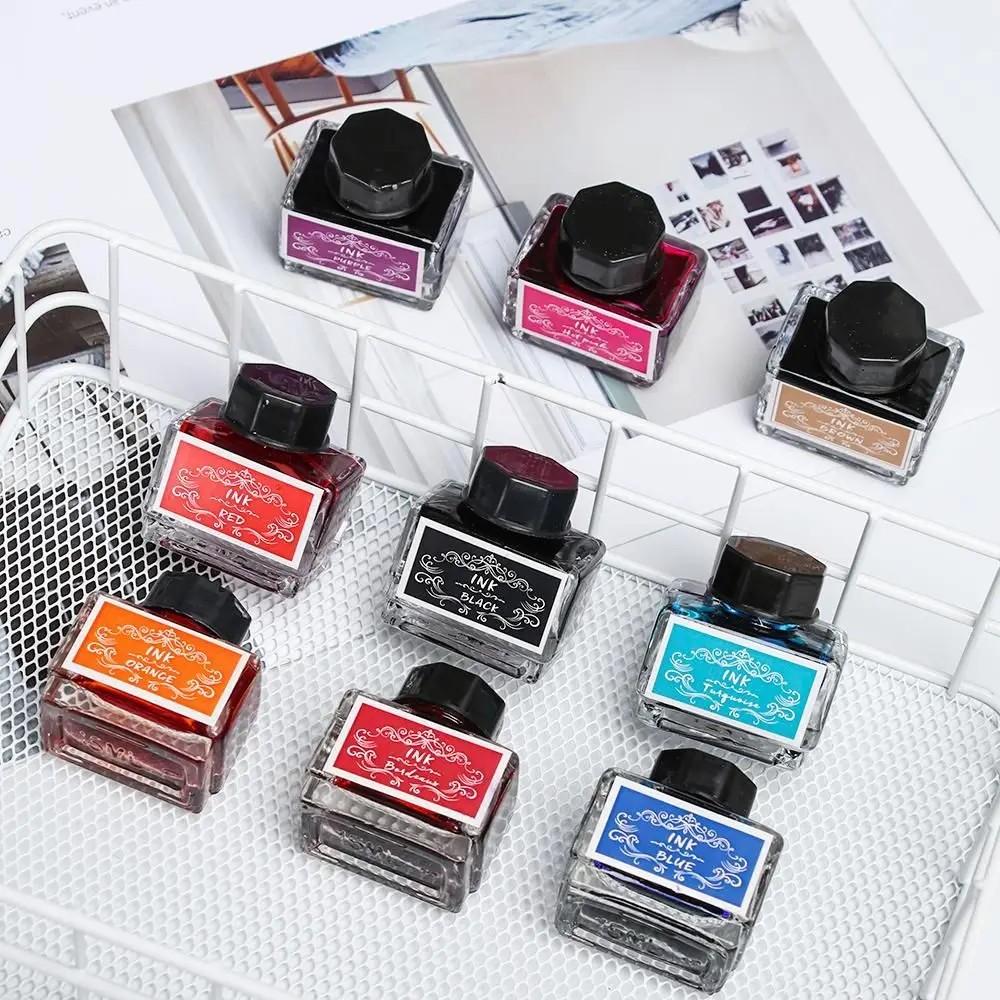 만년필용 카본프리 잉크 15ml 비탄소 잉크 만년필 문구용 잉크병 프린터용 화학 잉크 1개